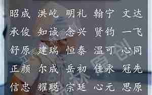 好听的男孩儿名字大全姓夏两字