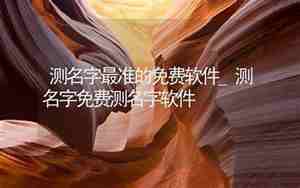 预测名字免费